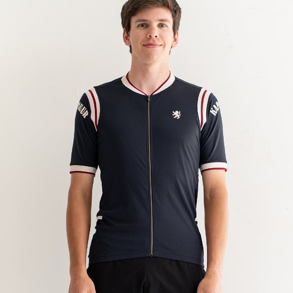 Smooth stretch ribbed jersey