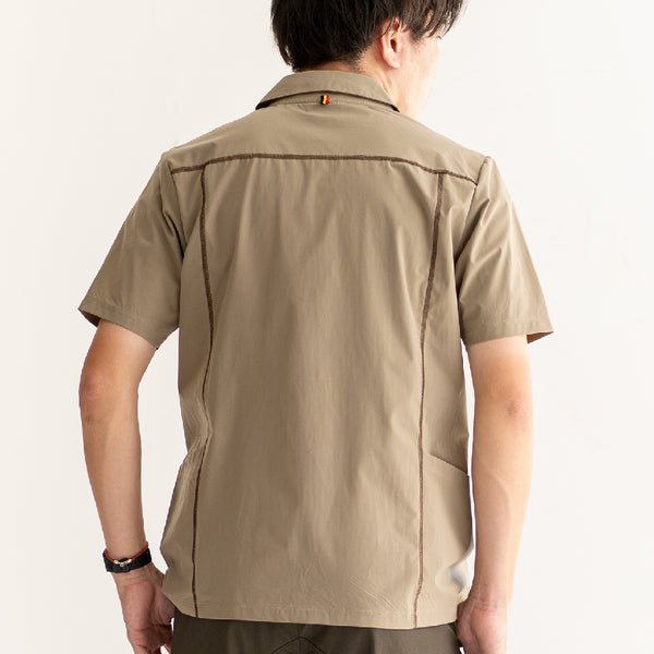 stretch water repellent work shirt