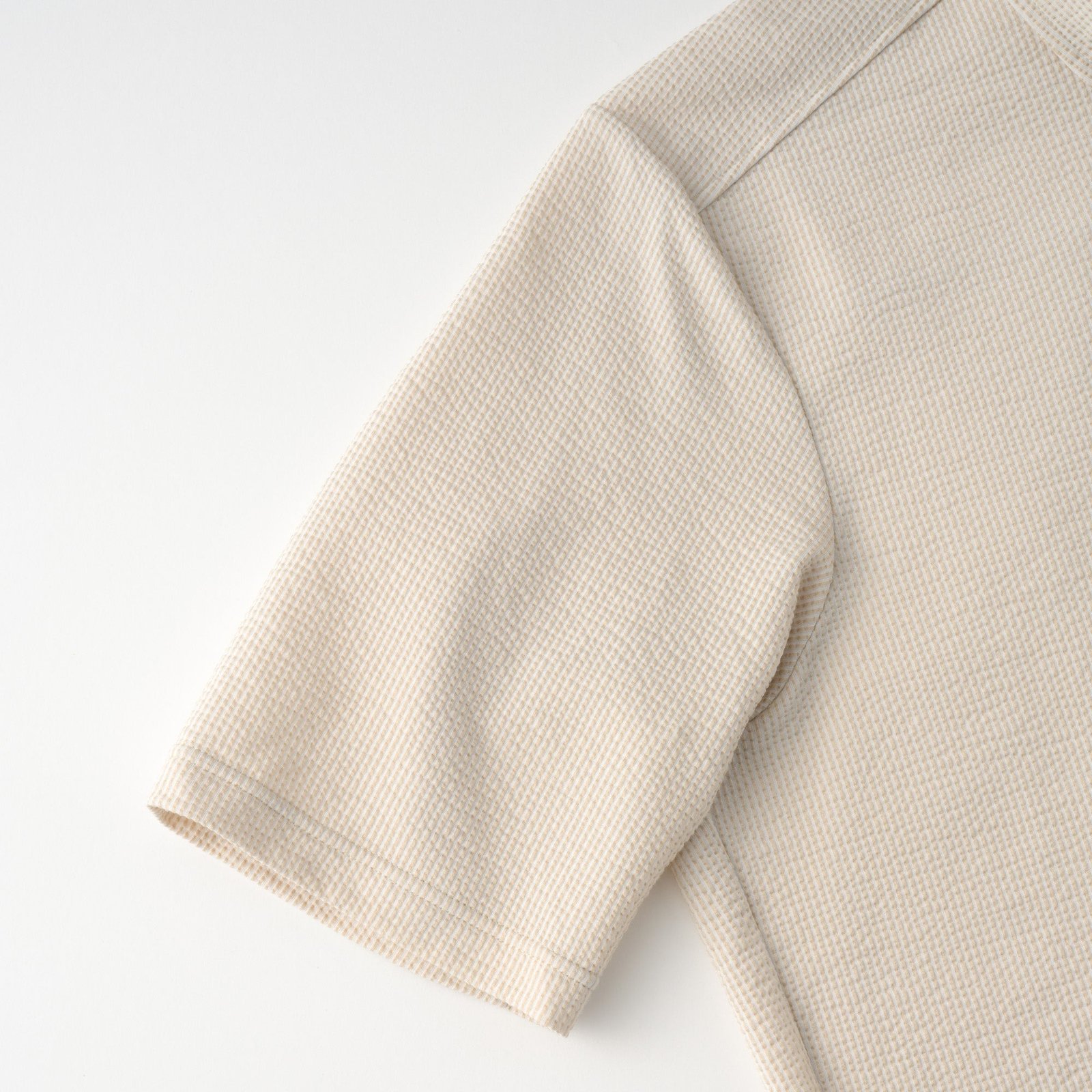 【直営店限定】半袖シャツジャージ　シアサッカー