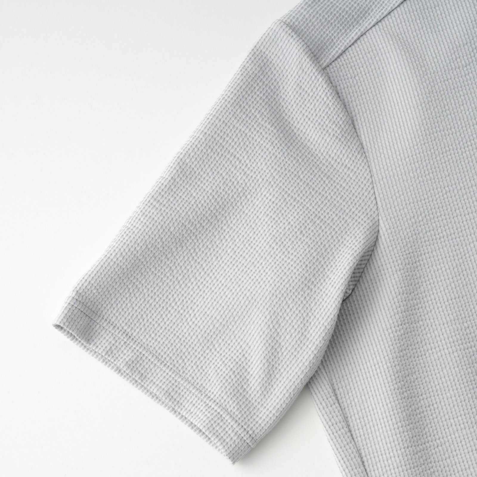 【直営店限定】半袖シャツジャージ　シアサッカー