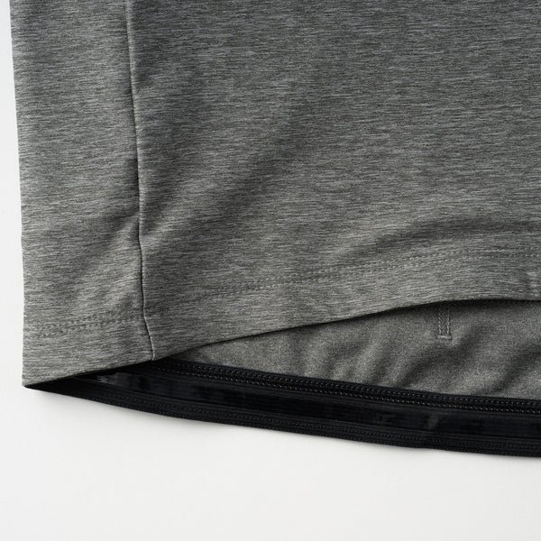 5-pocket heather grey jersey