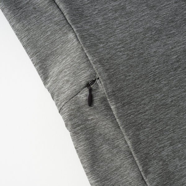 5-pocket heather grey jersey