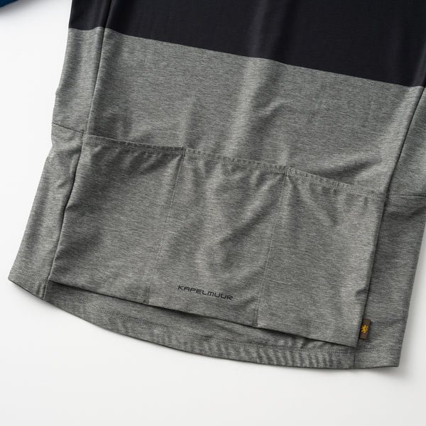 5-pocket heather grey jersey