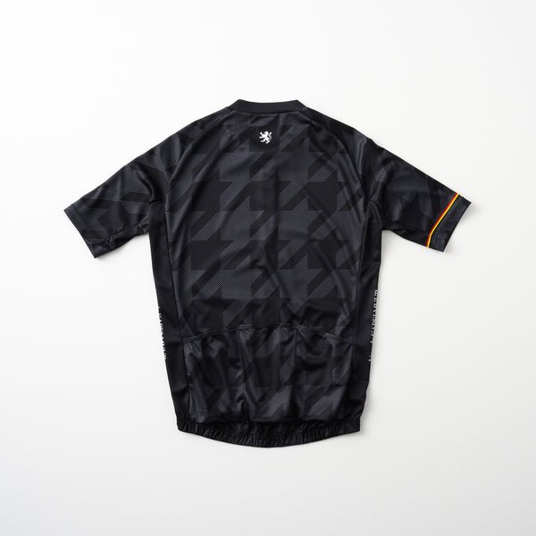 Printed short sleeve jersey oblique
