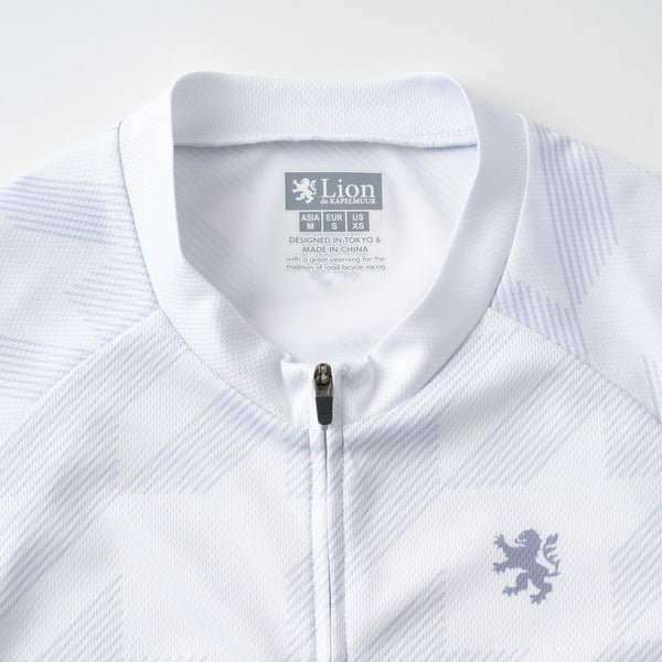 Printed short sleeve jersey oblique