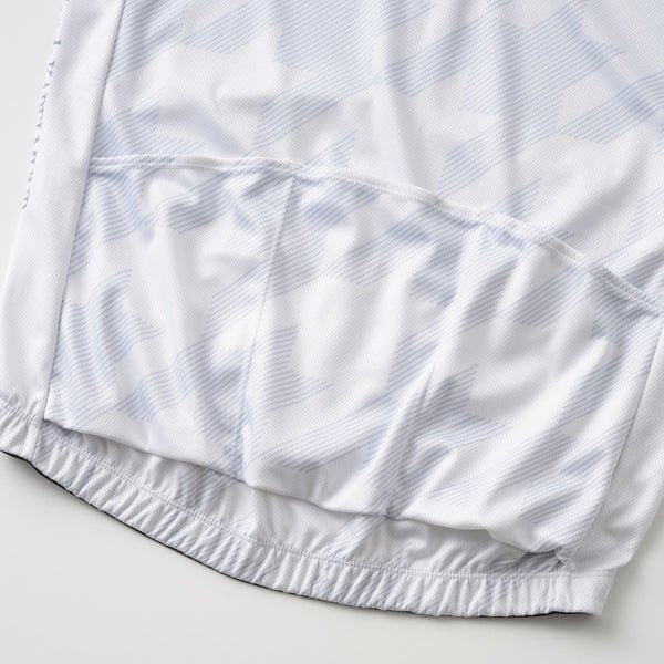 Printed short sleeve jersey oblique