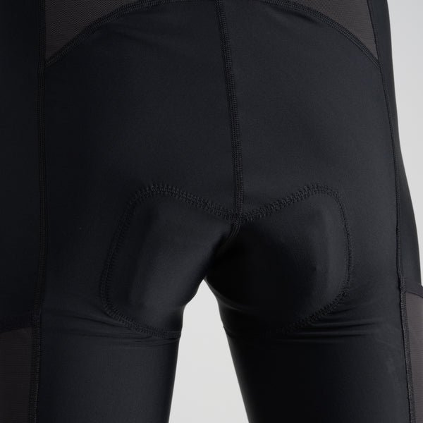 ビブタイツ　クロスオーバー　ゴールドパッド