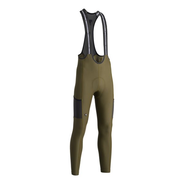 ビブタイツ　クロスオーバー　ゴールドパッド