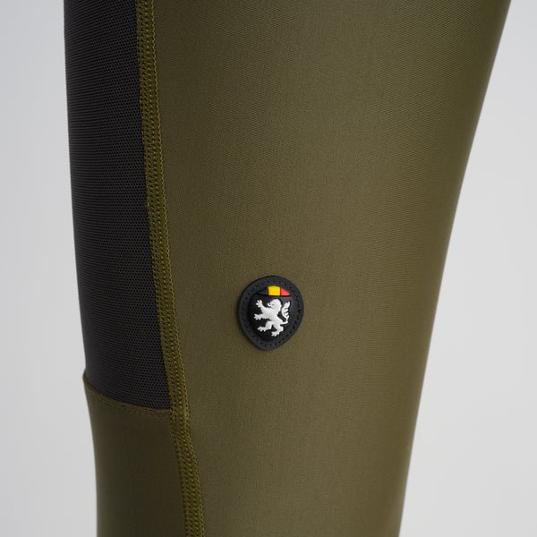 ビブタイツ　クロスオーバー　ゴールドパッド